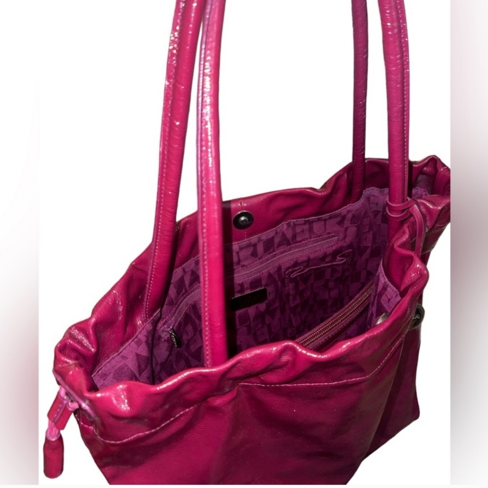 FURLA Patent Leather Hobo EUC - Picture 3 of 14